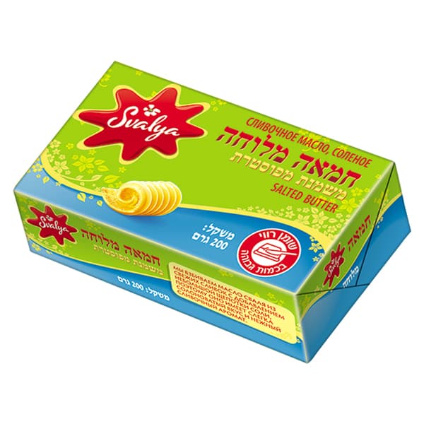 SVALIA חמאה מלוחה 200 גר