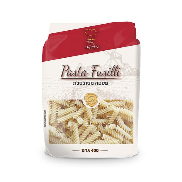 פסטה פרימיום פוסילי מחיטה דורום 400 ג' האופה