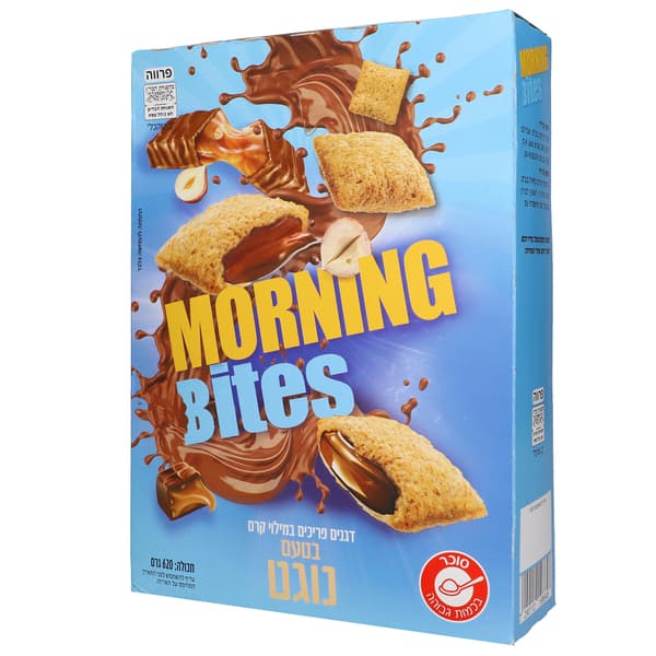 דגנים פריכים בטעם נוגט 620 ג' MORNING