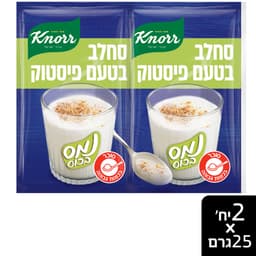 קנור - נמס בכוס סחלב בטעם פיסטוק 50 גרם