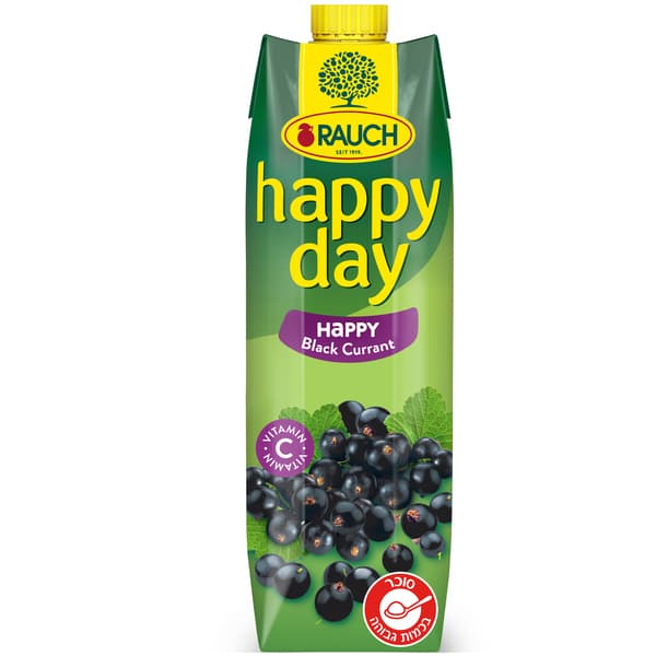 נקטר אוכמניות שחורות 1 ליטר קרטונית ראוך