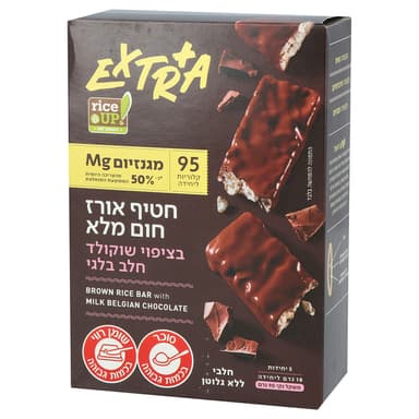 באר אקסטרה בציפוי שוקולד חלב 5 יח 90 גר