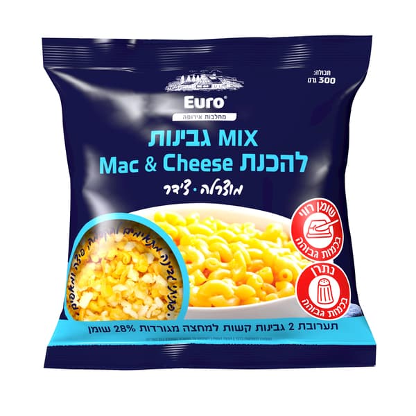 תערובת גבינות למק אנד ציז 300 גרם