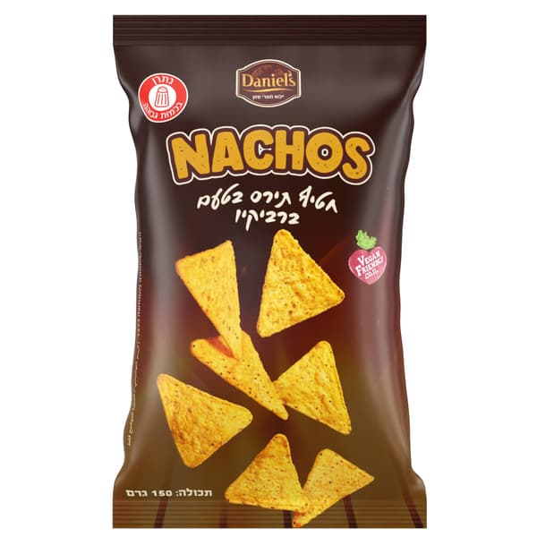 חטיף נאצ'וס בטעם ברביקיו ציון תורג'מן 150 גרם