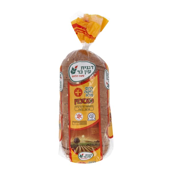 לחם חיטה מלא +כוסמין750ג