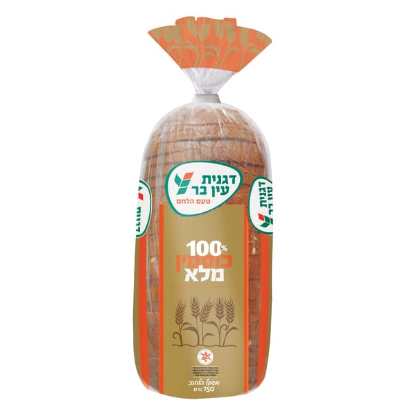 לחם כוסמין מלא 100% דגנית
