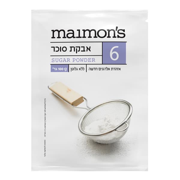 אבקת סוכר 100 גר