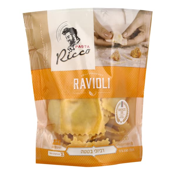 רביולי במילוי בטטה ריקו 330 ג' תנובה