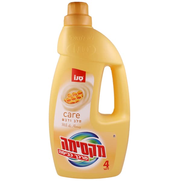 סנו מקסימה מרכך כביסה חלב ודבש 4 ל'