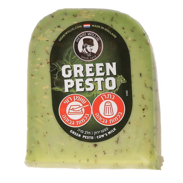 גבינת גאודה פסטו ירוק 200 גרם