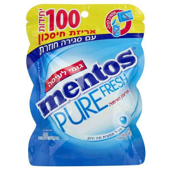 מנטוס פיור פרש בטעם