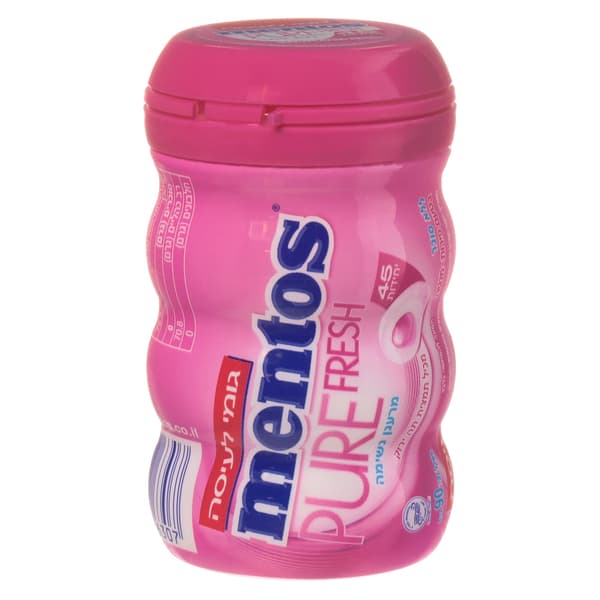 מנטוס ביג בקבוק עגול בטעם פירות מנטה 90 גרם לל"ס