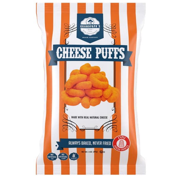 חטיף תירס בטעם גבינה 85 גרם