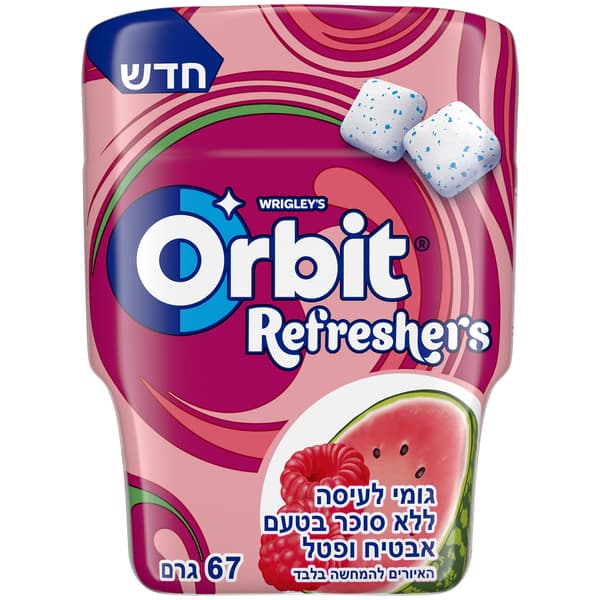 אורביט רפרשרס אבטיח פטל בקבוקון