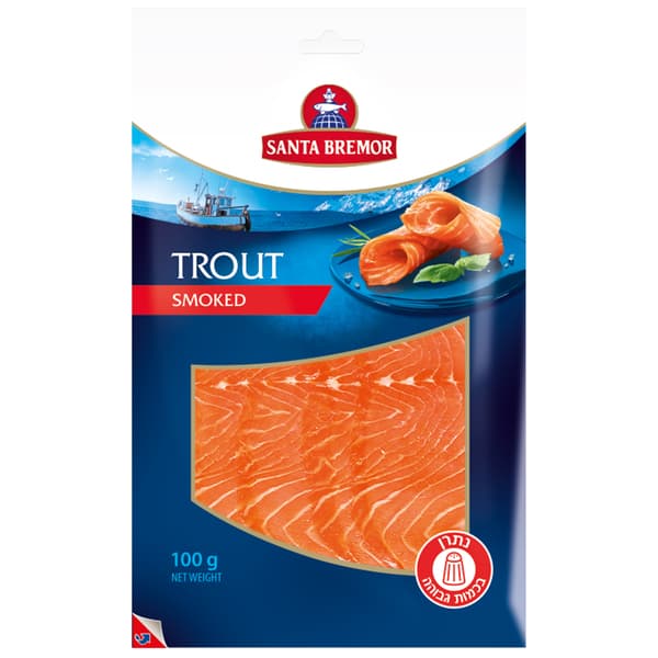 פילה פורל מעושן 100 גרם