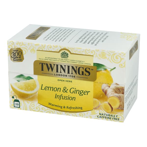 חליטת לימון וג'ינג'ר - 20 שקיקים