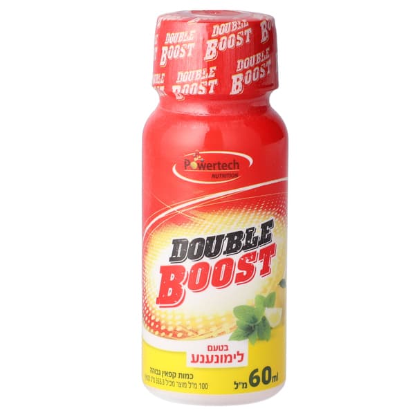 דאבל בוסט - בטעם לימונענע 60 מ"ל