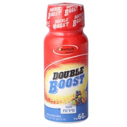 דאבל בוסט - בטעם פירות 60 מ"ל