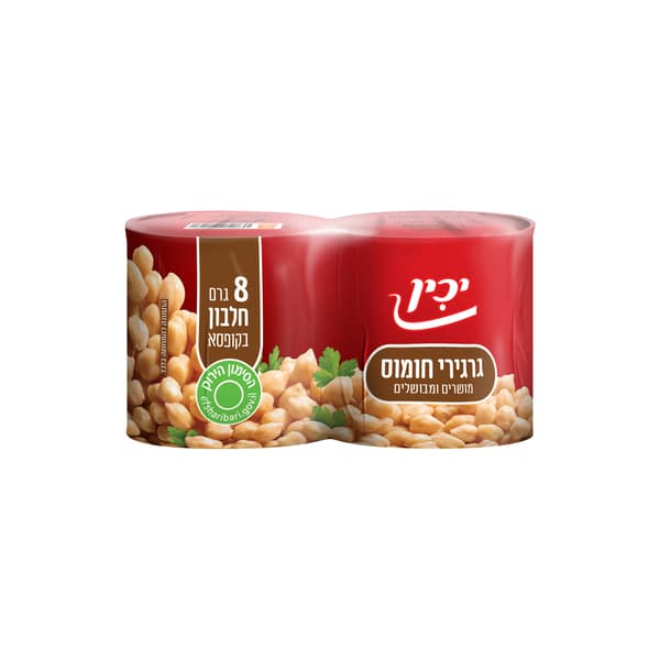 שימורי חומוס יכין 100 גר*2