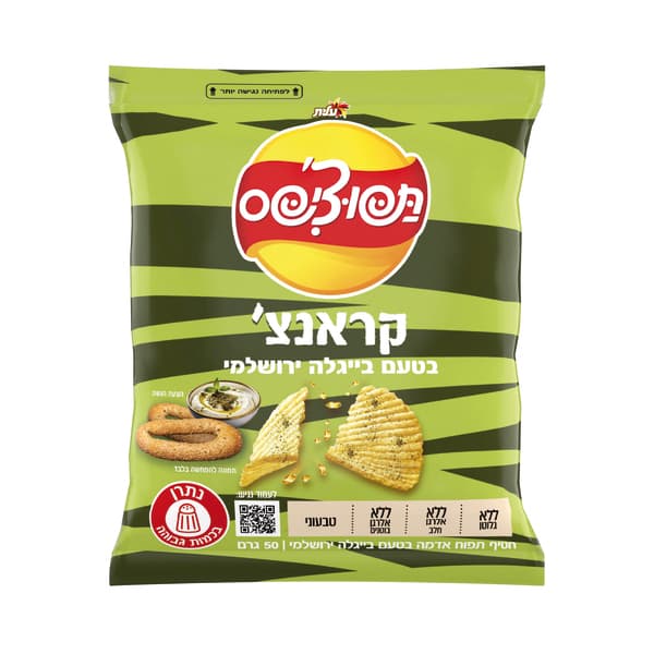 תפוצ`יפס קראנצ`טעם בייגלה ירושלמי 50