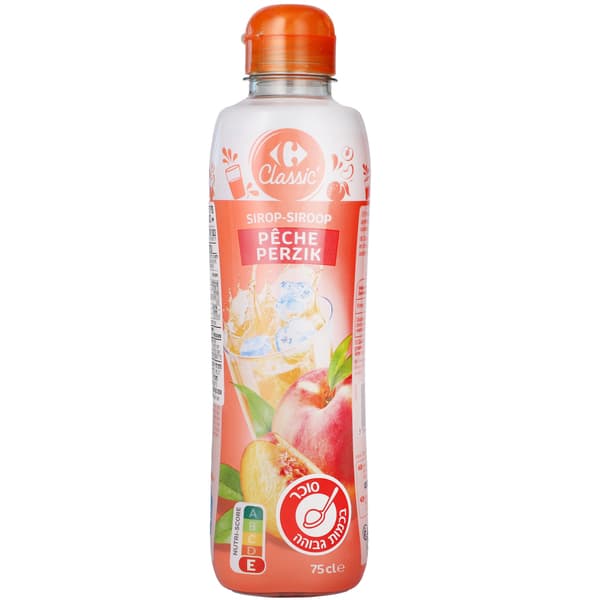 סירופ אפרסק 750 מ"ל