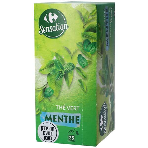 תה ירוק בטעם נענע 25