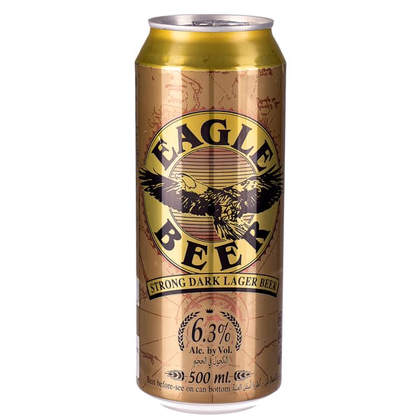 בירה איגל לאגר פרימיום חזקה 6.3% 500 מל