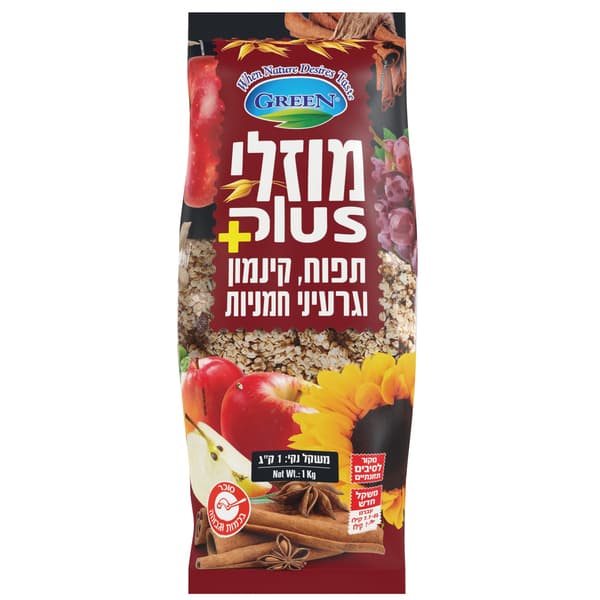 מיזלי קראנץ אפל&קינ 1 ק"ג