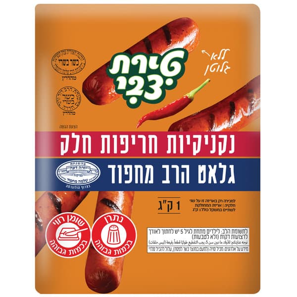 נקנקיות הודו חריפות