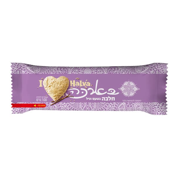 חטיף חלבה וניל 100 גרם בארכה