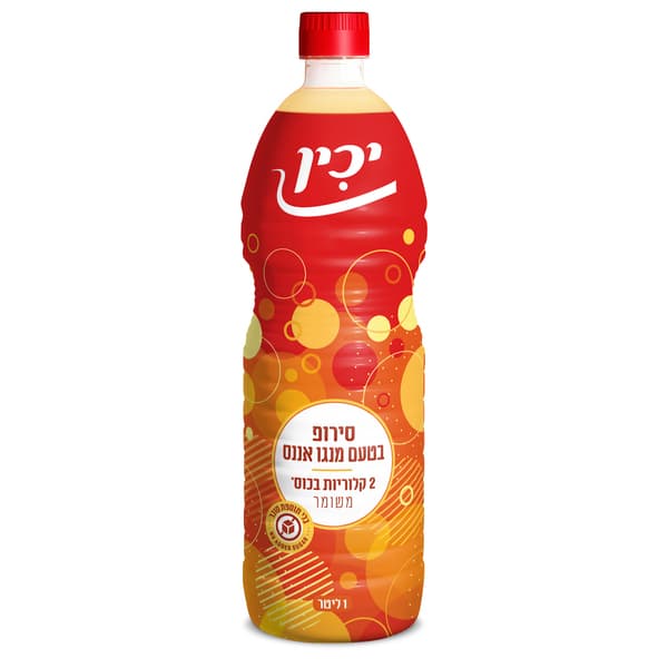סירופ בטעם מנגו אננס יכין 1 ל