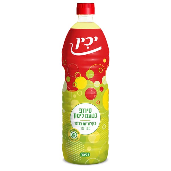 סירופ בטעם לימון 1 ל