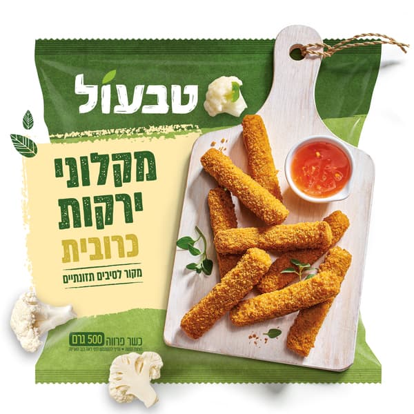 טבעול מקלוני ירקות לבנים 500 גר