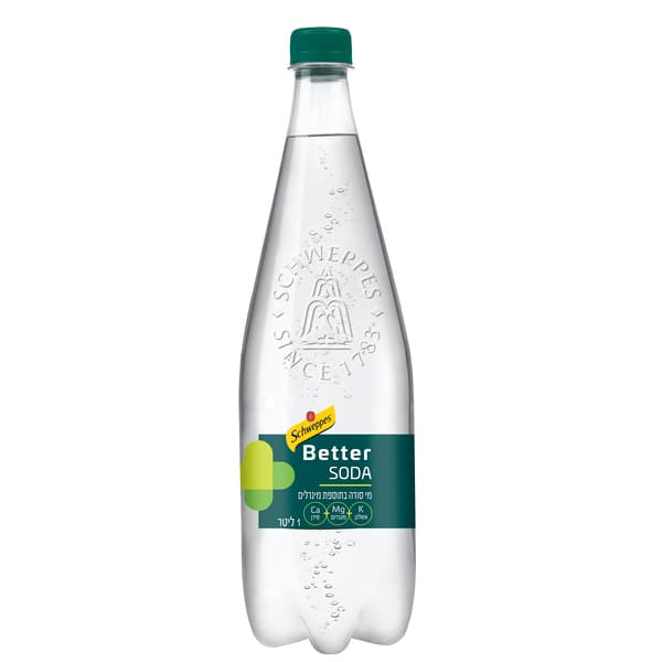 שוופס סודה מועשרת במינרליים 1 ל