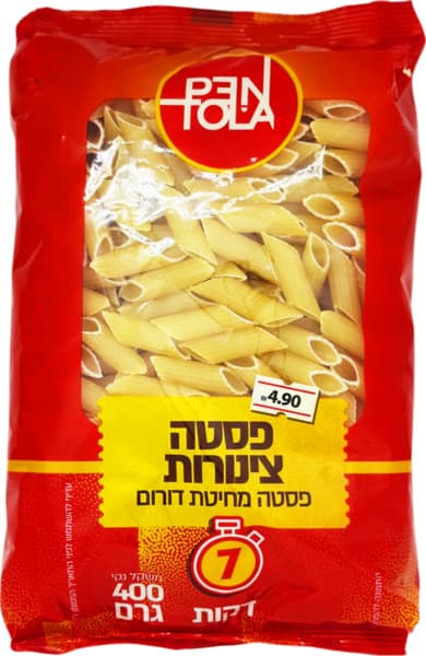 פסטה צינורות פנה 400גר פנטולה