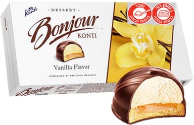 קינוח סופלה וניל בשוקולד 232 גר BONJOUR