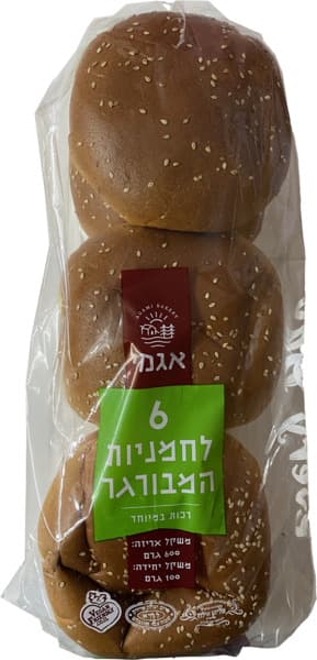 6 לחמניה המבורגר א