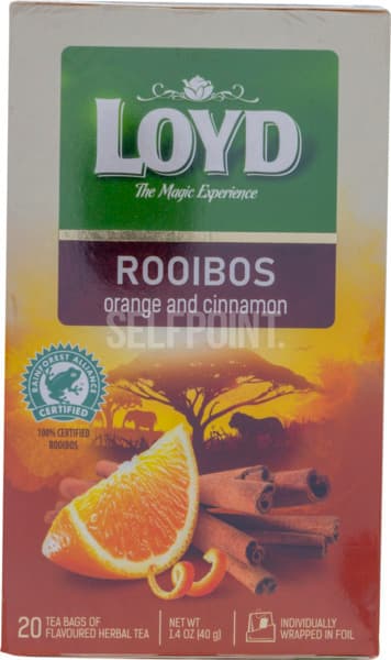 רויבוש תפוז וקינמון 2*20יחי 40 גרם LOYD