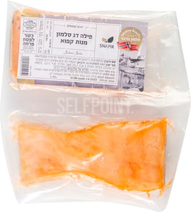 זוג מנות פילה סלמון
