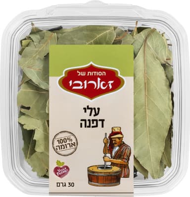 עלי דפנה קופסא 30ג' זארובי
