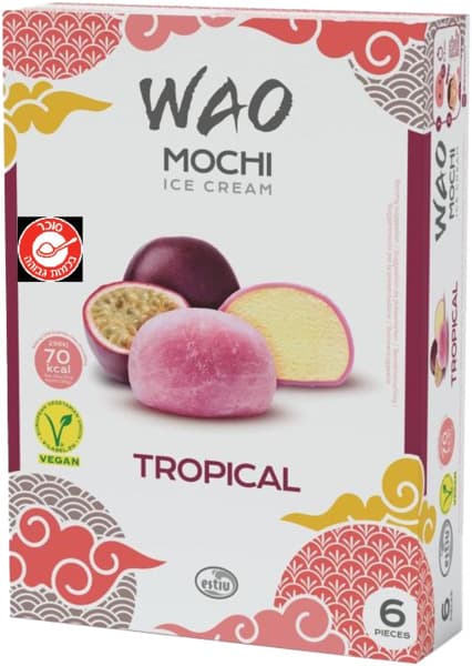 גלידה מוצי בטעם טרופי 210 גרם
