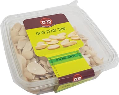 שקד מולבן פרוס 200 גר