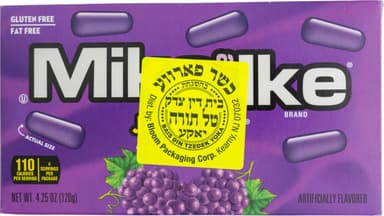 מייק&אייק ענבים 120 גרם