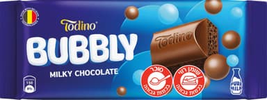 שוקולד חלב אווירי 90 גרם BUBBLY