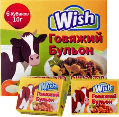 מרק בטעם בקר קוביות