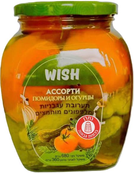 מיקס עגבניות ומלפפונ