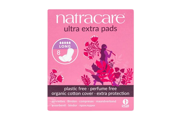 תחבושות לספיגה מוגברת | תחבושות אולטרה אקסטרא | לונג | ספיגה מוגברת במיוחד | מכיל 8 יחידות | אורגני