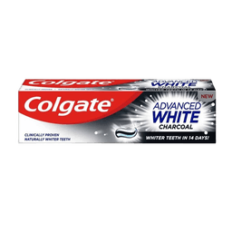 משחת שיניים | קולגייט | הלבנה מתקדמת | מועשרת בפחם פעיל עם מיקרו קריסטלים לניקוי יעיל | מכיל 100 מל