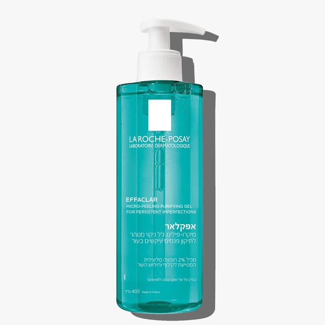 אפקלאר | גל ניקוי מיקרו פילינג לתיקון פגמים עיקשים בעור | 2 חומצה סליצילית | מכיל 400 מל |