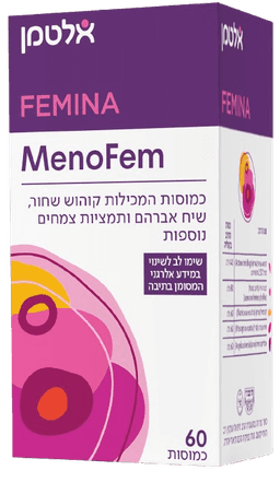 מינו פאם | פמינה | תוסף תזונה | בתוספת תמציות צמחים | מכיל 60 כמוסות |